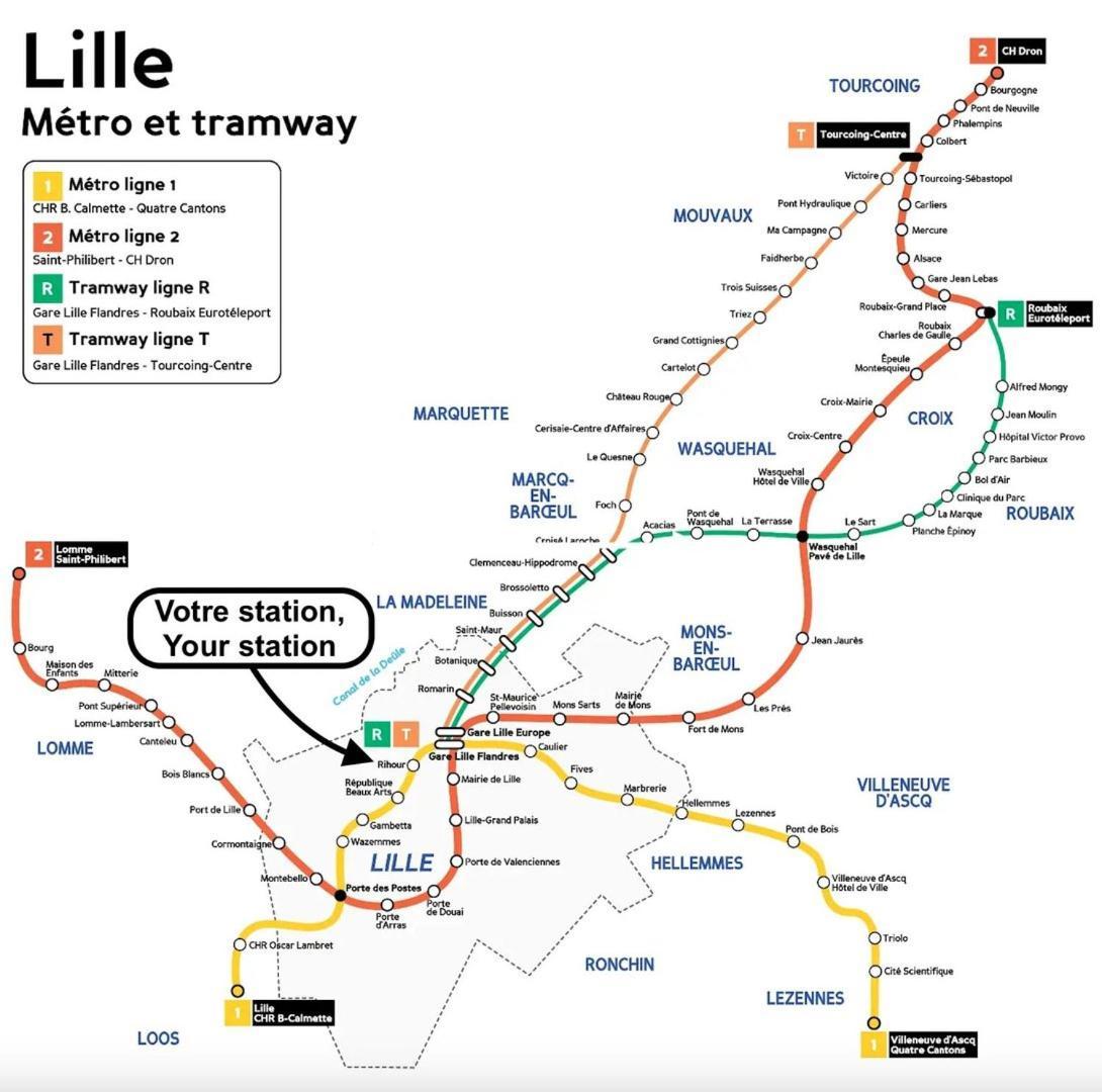 Lille Centre - 1Br In The Heart Of Lille! 아파트 외부 사진